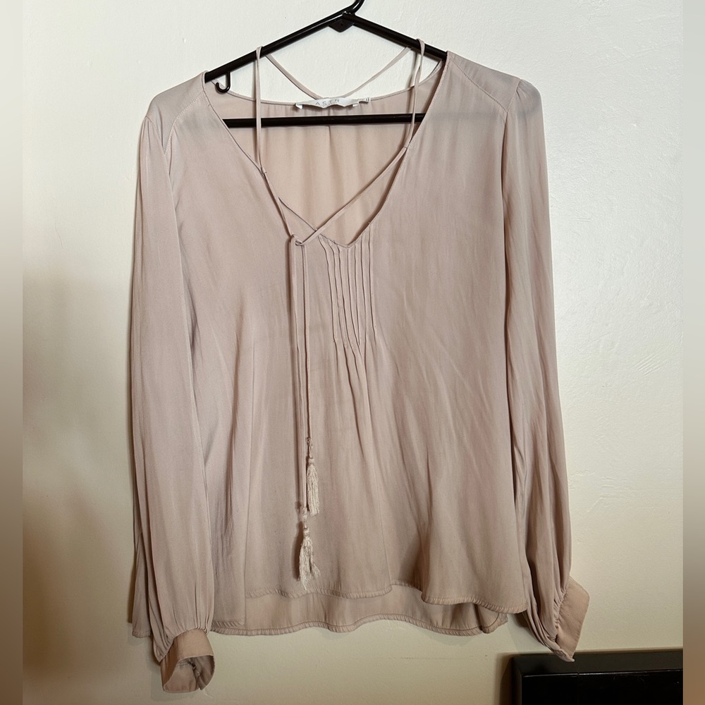 Astr Nordstrom Brand Peasant Shirt
